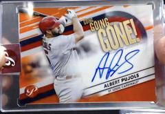 Albert Pujols [Orange] Baseball Cards 2023 Topps Pristine Going Gone Autographs Prices