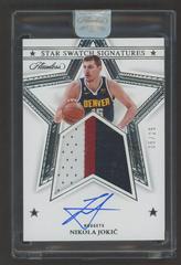 Nikola Jokic #6 Basketball Cards 2022 Panini Flawless Star Swatch Signature Prices