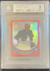 Miguel Andujar [Red Refractor] Baseball Cards 2013 Bowman Chrome Mini Prices
