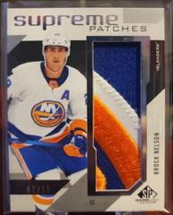 Brock Nelson [Patches] Hockey Cards 2021 SP Game Used Supreme Prices
