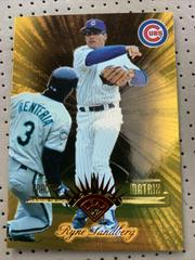 Ryne Sandberg Baseball Cards 1997 Leaf Fractal Matrix Prices
