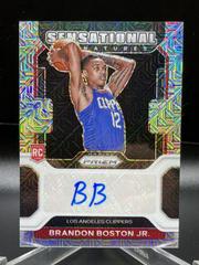 Brandon Boston Jr. [Mojo Prizm] Basketball Cards 2021 Panini Prizm Sensational Signatures Prices