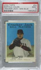 Bartolo Colon [Mini Blue] #54 Baseball Cards 2004 Topps Cracker Jack Prices