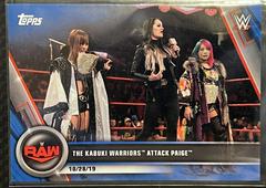 The Kabuki Warriors Attack Paige [Blue] Wrestling Cards 2020 Topps WWE Women's Division Prices