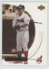 Jim Thome Baseball Cards 2001 Upper Deck Ovation Prices