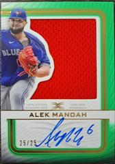 Alek Manoah [Green] Baseball Cards 2023 Topps Definitive Autograph Relic Collection Prices