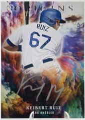 Keibert Ruiz [Silver Ink] #OS-KR Baseball Cards 2021 Panini Chronicles Origins Signatures Prices