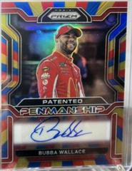 Bubba Wallace [Rainbow] #PP-BW Racing Cards 2022 Panini Prizm Nascar Patented Penmanship Autographs Prices