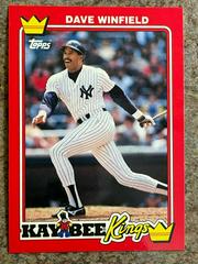 Dave Winfield #32 Baseball Cards 1990 Kaybee Kings Prices