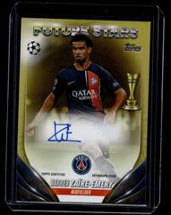 Warren Zaire-Emery #FS-WZ Soccer Cards 2023 Topps UEFA Club Future Stars Autograph Prices