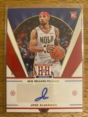 Jose Alvarado [Gold] #HHR-JAL Basketball Cards 2021 Panini Chronicles Hometown Heroes Rookie Autographs Prices