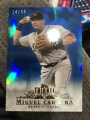 Miguel Cabrera [Blue] #34 Baseball Cards 2013 Topps Tribute Prices