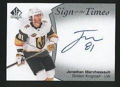 Jonathan Marchessault #SOTT-JO Hockey Cards 2021 SP Authentic Sign of the Times Autographs Prices