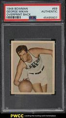 George Mikan [Overprint Back] Basketball Cards 1948 Bowman Prices