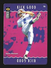 Jason Hanson Football Cards 1996 Collector's Choice Update You Make the Play Prices
