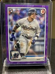 Isan Diaz [Purple] #5 Baseball Cards 2020 Bowman Prices