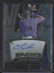 Colton Welker #SS-CW Baseball Cards 2022 Panini Select Sparks Signatures Prices