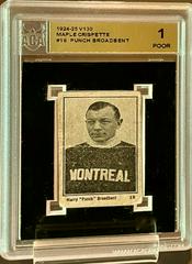 Punch Broadbent Hockey Cards 1924 V130 Maple Crispette Prices