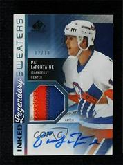 Pat LaFontaine [Patch] #IS-PL Hockey Cards 2021 SP Game Used Inked Sweaters Autograph Prices