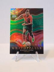 Rafael Leao [Green] #20 Soccer Cards 2022 Panini Select FIFA Unstoppable Prices