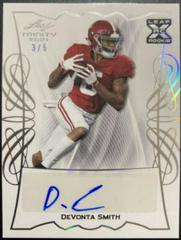 DeVonta Smith [Silver] #BA-DS2 Football Cards 2021 Leaf Trinity Signatures Prices