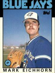 Mark Eichhorn #34T Baseball Cards 1986 Topps Traded Prices