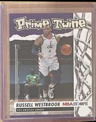 Russell Westbrook #16 Basketball Cards 2021 Panini Hoops Prime Twine Prices