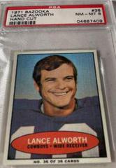 Lance Alworth [Hand Cut] #36 Football Cards 1971 Bazooka Prices