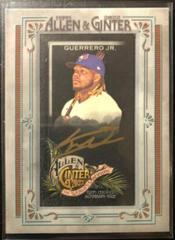 Vladimir Guerrero Jr. [X Gold Ink] #MA-VGJ Baseball Cards 2022 Topps Allen & Ginter Mini Autographs Prices