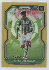 Cristian Tello [Gold] Soccer Cards 2020 Panini Chronicles Prizm La Liga Prices
