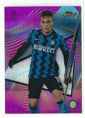 Lautaro Martinez [Pink Refractor] Soccer Cards 2020 Topps Finest UEFA Champions League Prices
