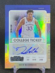 David McCormack Basketball Cards 2022 Panini Chronicles Draft Picks Contenders College Ticket Autograph Prices