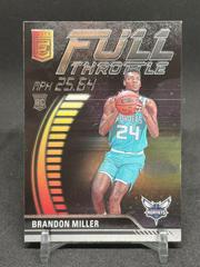 Brandon Miller #5 Basketball Cards 2023 Donruss Elite Full Throttle Prices