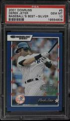Derek Jeter [Baseball's Best Silver] #5 Baseball Cards 2001 Donruss Prices