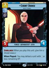 Count Dooku [Foil] #38 Star Wars Unlimited: Spark of Rebellion Prices