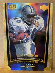 Barry Sanders [Gold F, X] #67 Football Cards 1998 Upper Deck Encore Prices