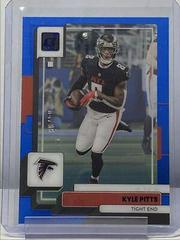 Kyle Pitts [Blue] #2 Football Cards 2022 Panini Clearly Donruss Prices