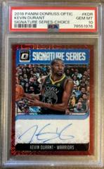 Kevin Durant [Choice] #KDR Basketball Cards 2018 Panini Donruss Optic Signature Series Prices