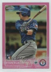 Ryan Rua [Pink Refractor] #2 Baseball Cards 2015 Topps Chrome Prices