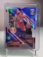 Ben Simmons [Red] #1 Basketball Cards 2020 Panini Donruss Elite Prices