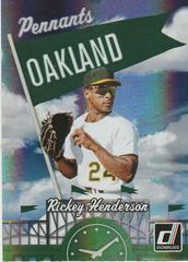 Rickey Henderson Baseball Cards 2023 Panini Donruss Pennants Prices