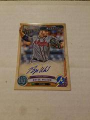 Bryse Wilson #GQA-BW Baseball Cards 2019 Topps Gypsy Queen Autographs Prices