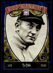 Ty Cobb [Blue Crystal] #5 Baseball Cards 2013 Panini Cooperstown Prices