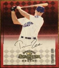 Travis Lee [Autographs Sample] Baseball Cards 1998 Donruss Signature Prices