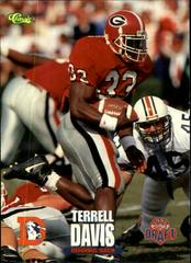 Terrell Davis #54 Football Cards 1995 Classic NFL Rookies Prices