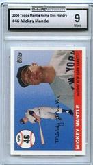 Mickey Mantle #46 Baseball Cards 2006 Topps Mantle Home Run History Prices