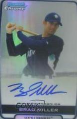 Brad Miller [Autograph] #BCABMI Baseball Cards 2012 Bowman Chrome Prospects Prices