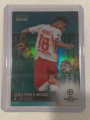 Christopher Nkunku [Green Refractor] #65 Soccer Cards 2020 Stadium Club Chrome UEFA Champions League Prices