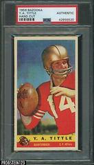 Y.A. Tittle [Hand Cut] Football Cards 1959 Bazooka Prices
