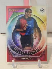Rivaldo [Orange] Soccer Cards 2022 Topps Merlin Chrome UEFA Club Competitions Ageless Alchemy Prices